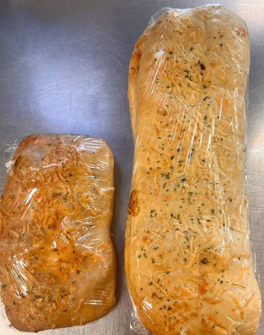 2 sizes of meatball parm stuffed breads